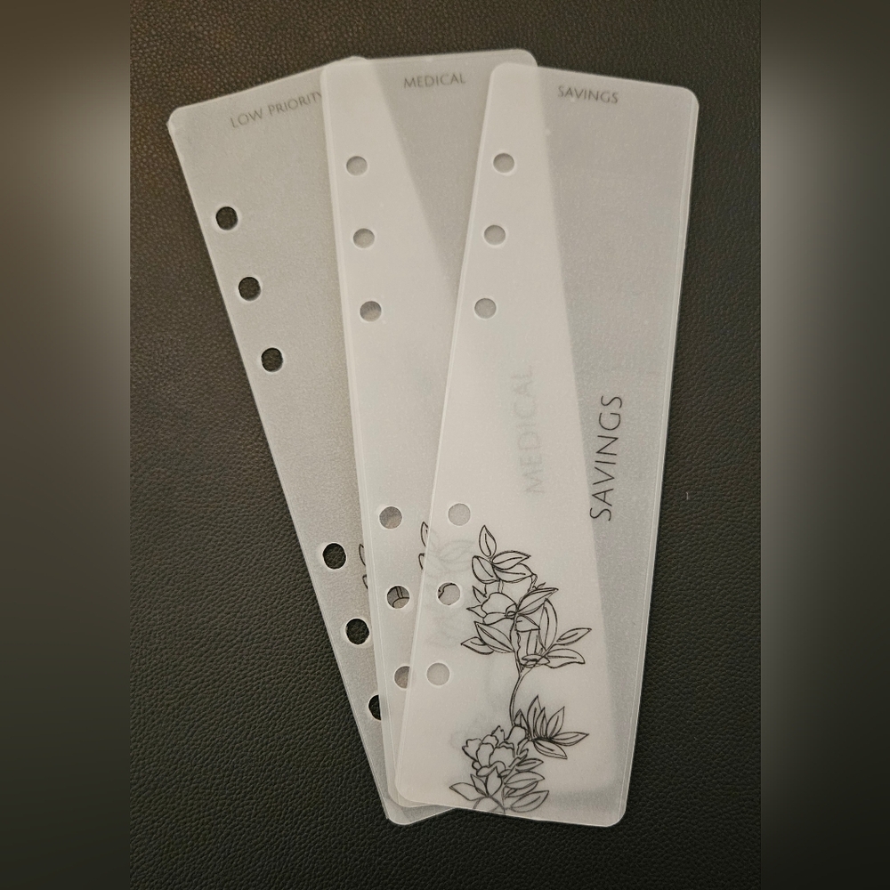 Budget Binder Bookmarks | Custom